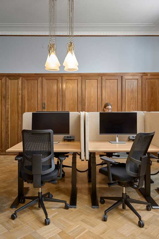 Work stations in Spacent's premises